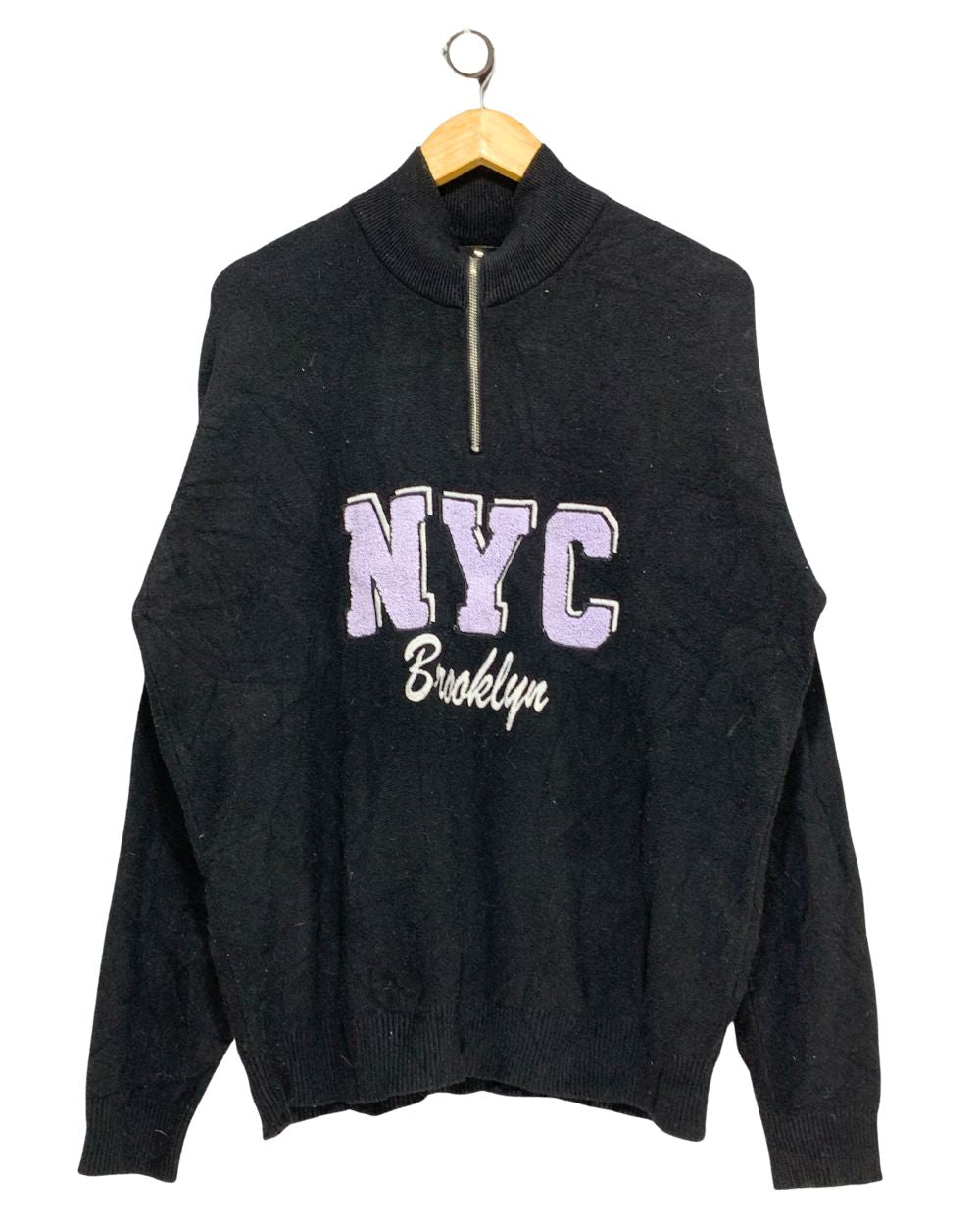 Bershka Black For Men Sweater L