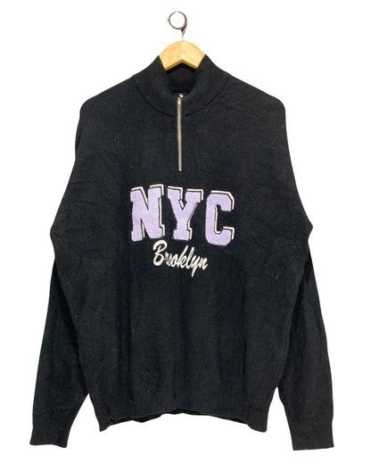 Bershka Black For Men Sweater L