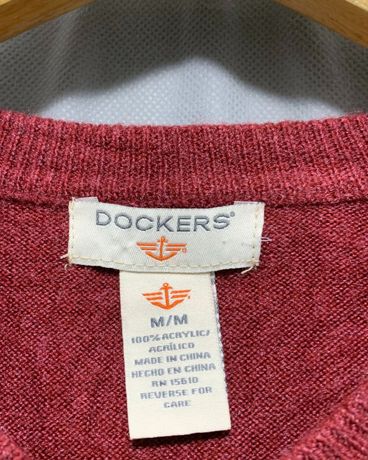 Dockers Maroon For Men Sweater M