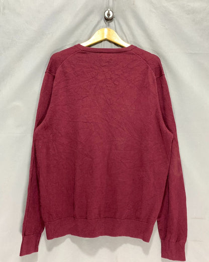 Land's End Maroon For Men Sweater XL