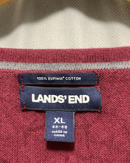Land's End Maroon For Men Sweater XL