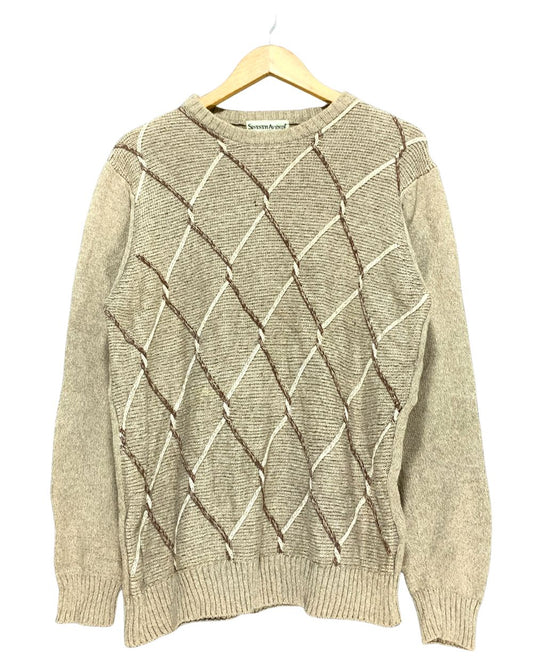Seventh Avenue Cream For Men Sweater M