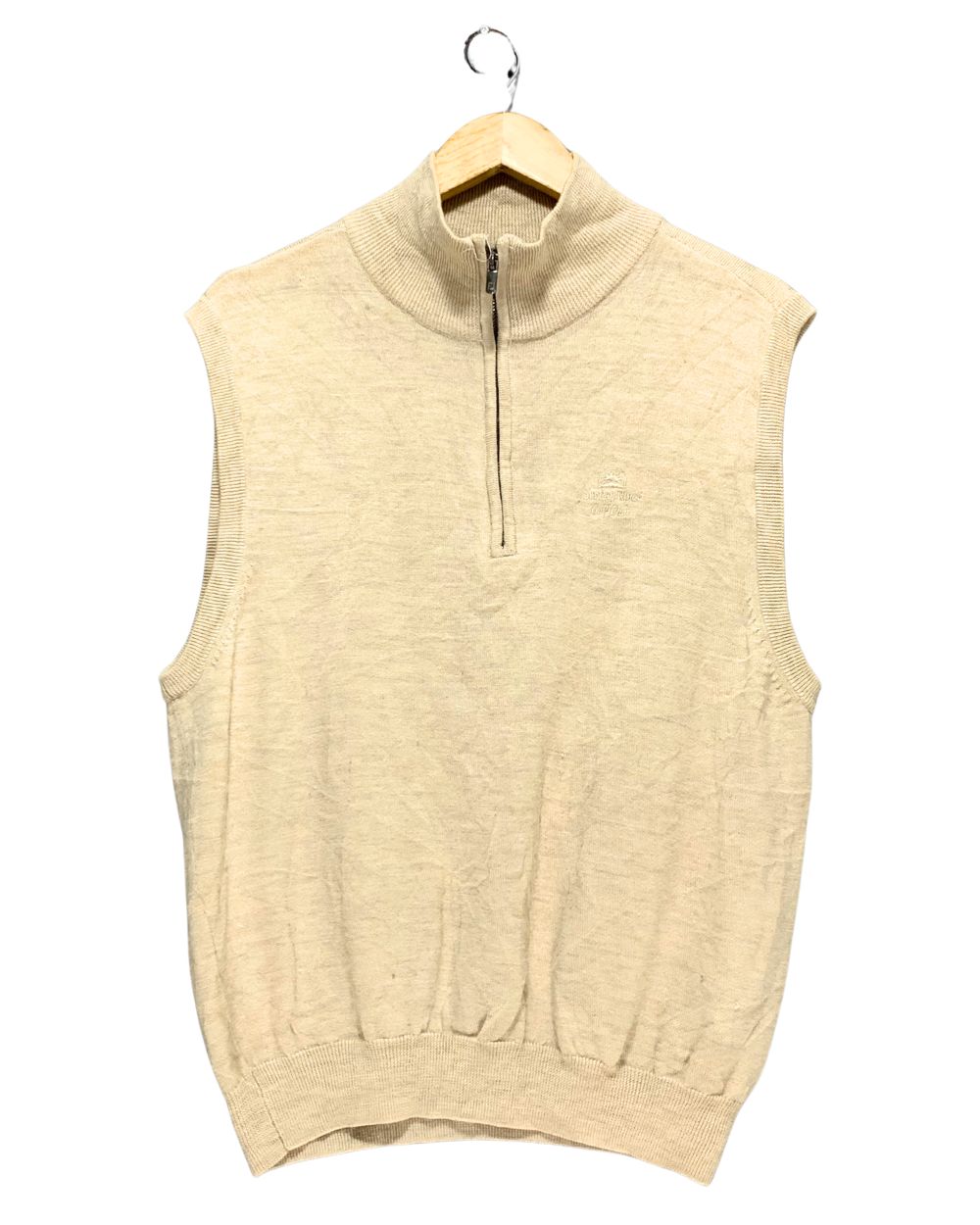Fj Cream For Men Vest Sweater L