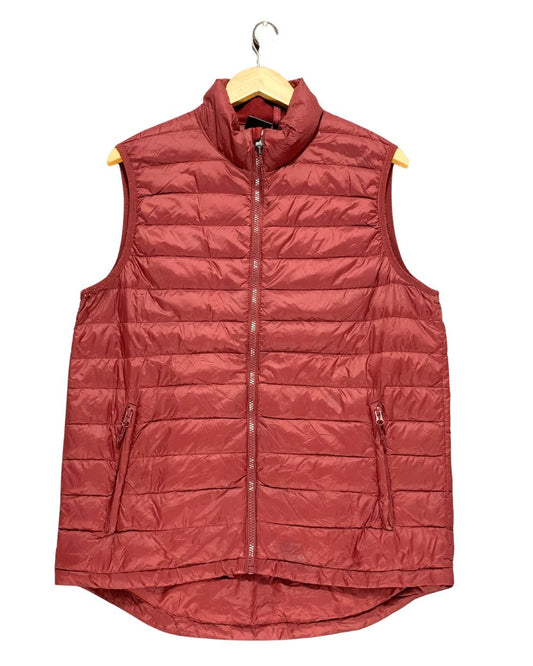 Champion Maroon For Men Vest Jacket M