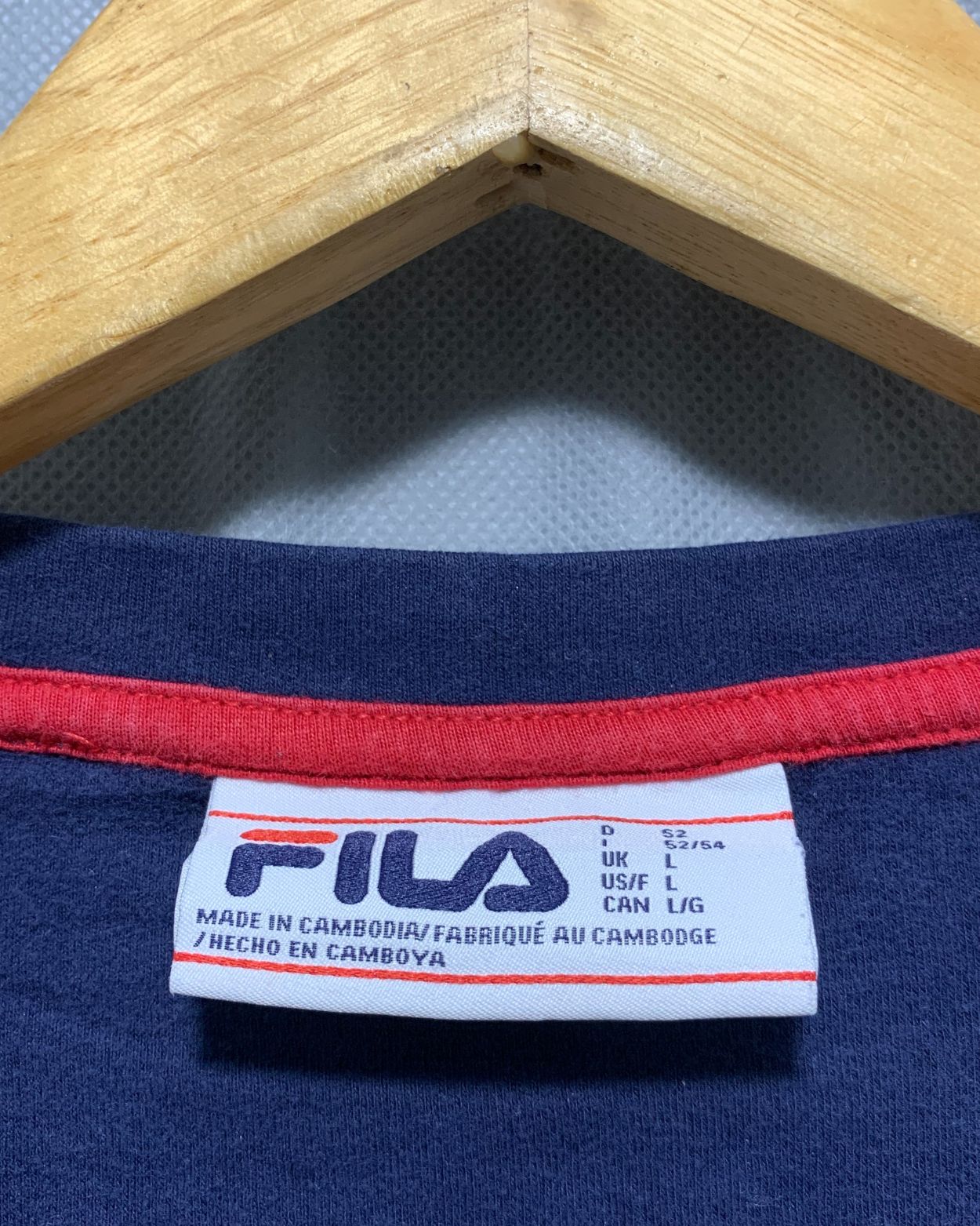 Fila Blue For Men Sweatshirt  L
