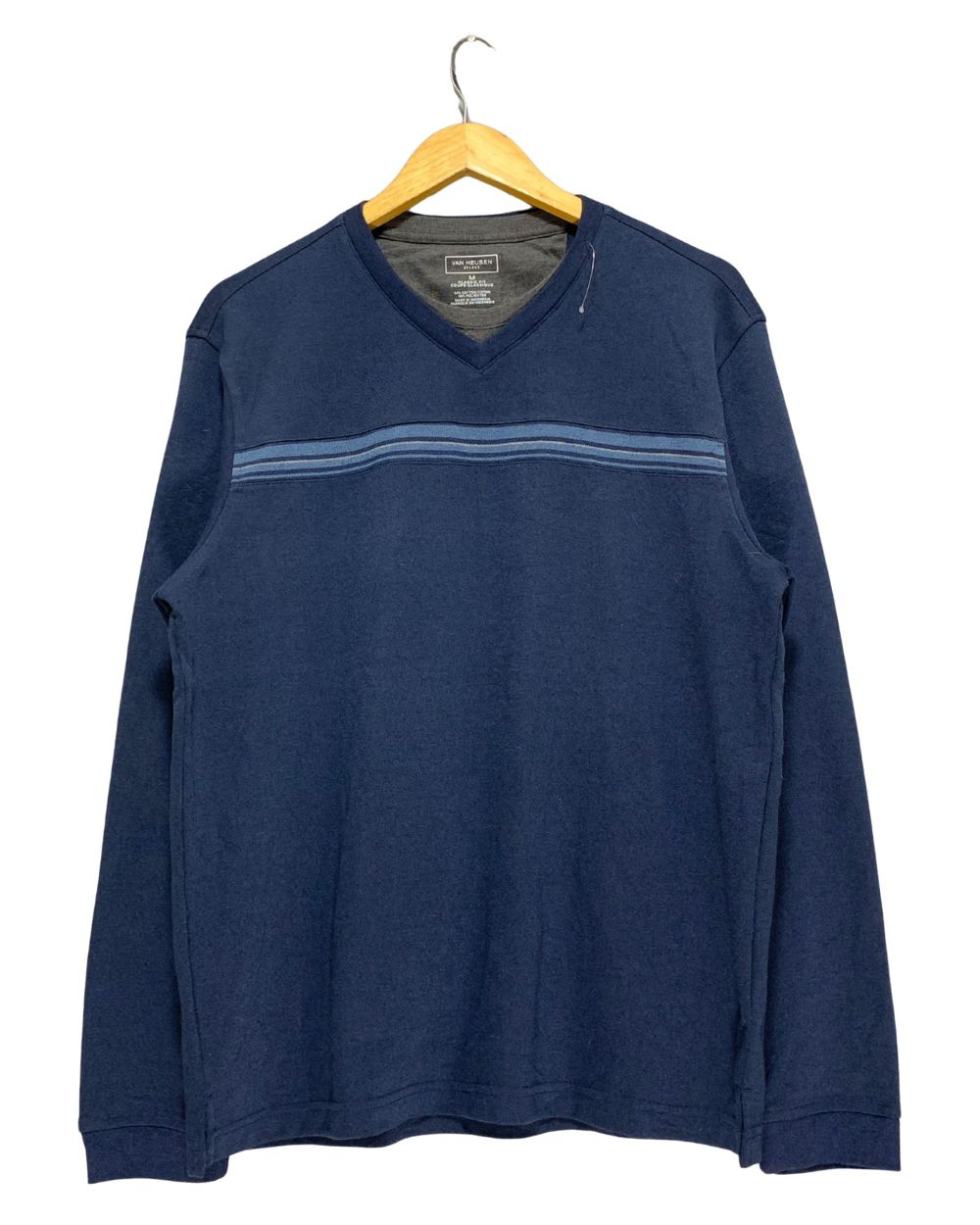 Van Heusen Blue For Men Sweatshirt  M