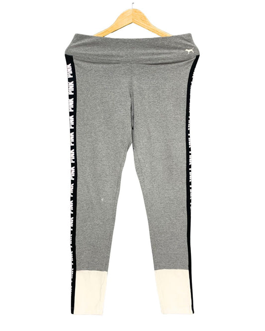 Pink Gray Sport Gym tights For Women M