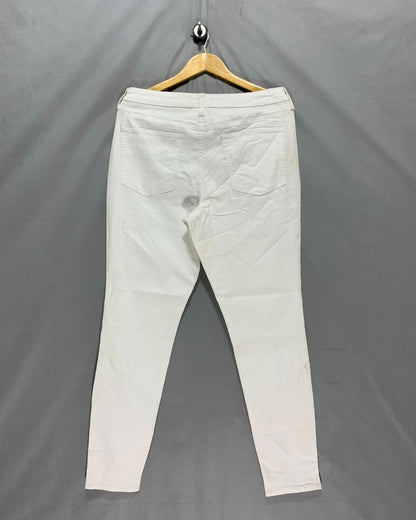 So Ultimate Jegging White Jeans For Women L