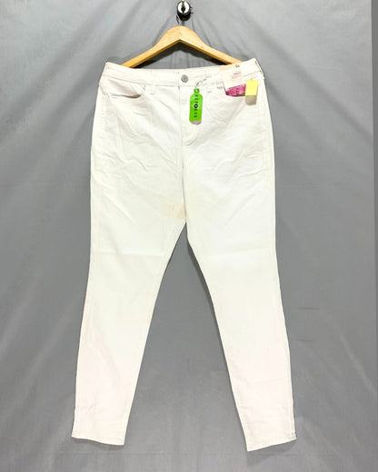 So Ultimate Jegging White Jeans For Women L