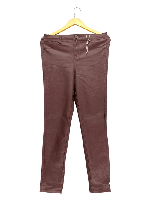 1822 Denim Maroon Jeans For Women M