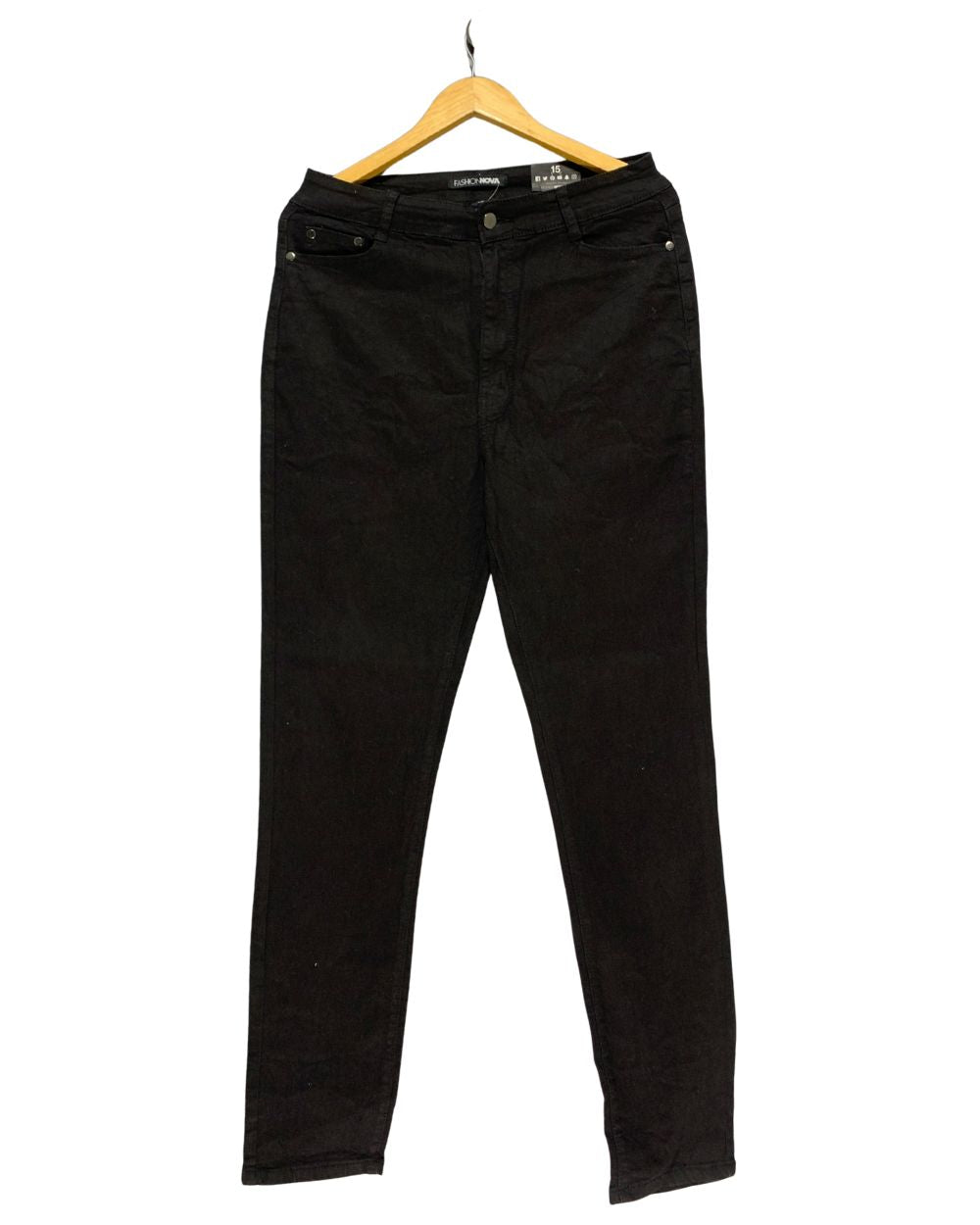 Fashion Nova Black Jeans For Women L