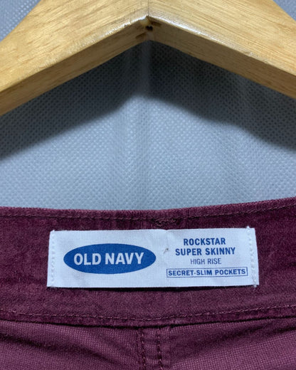 Old Navy Maroon Jeans For Women M