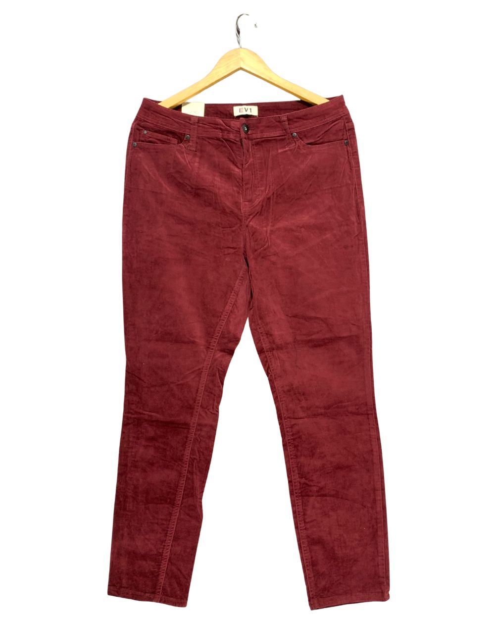 EV1 Maroon Jeans For Women L
