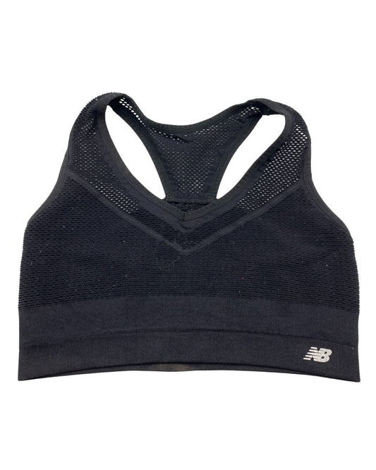 New Balance Black Sport Bra For Women L