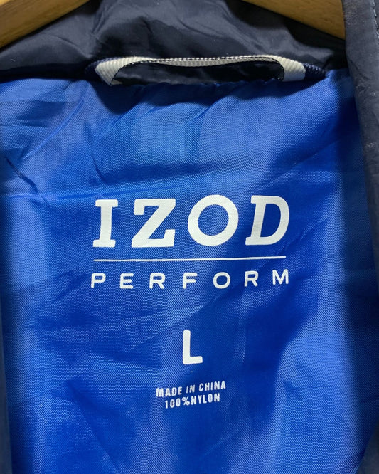 Izod Blue For Men Vest Jacket L