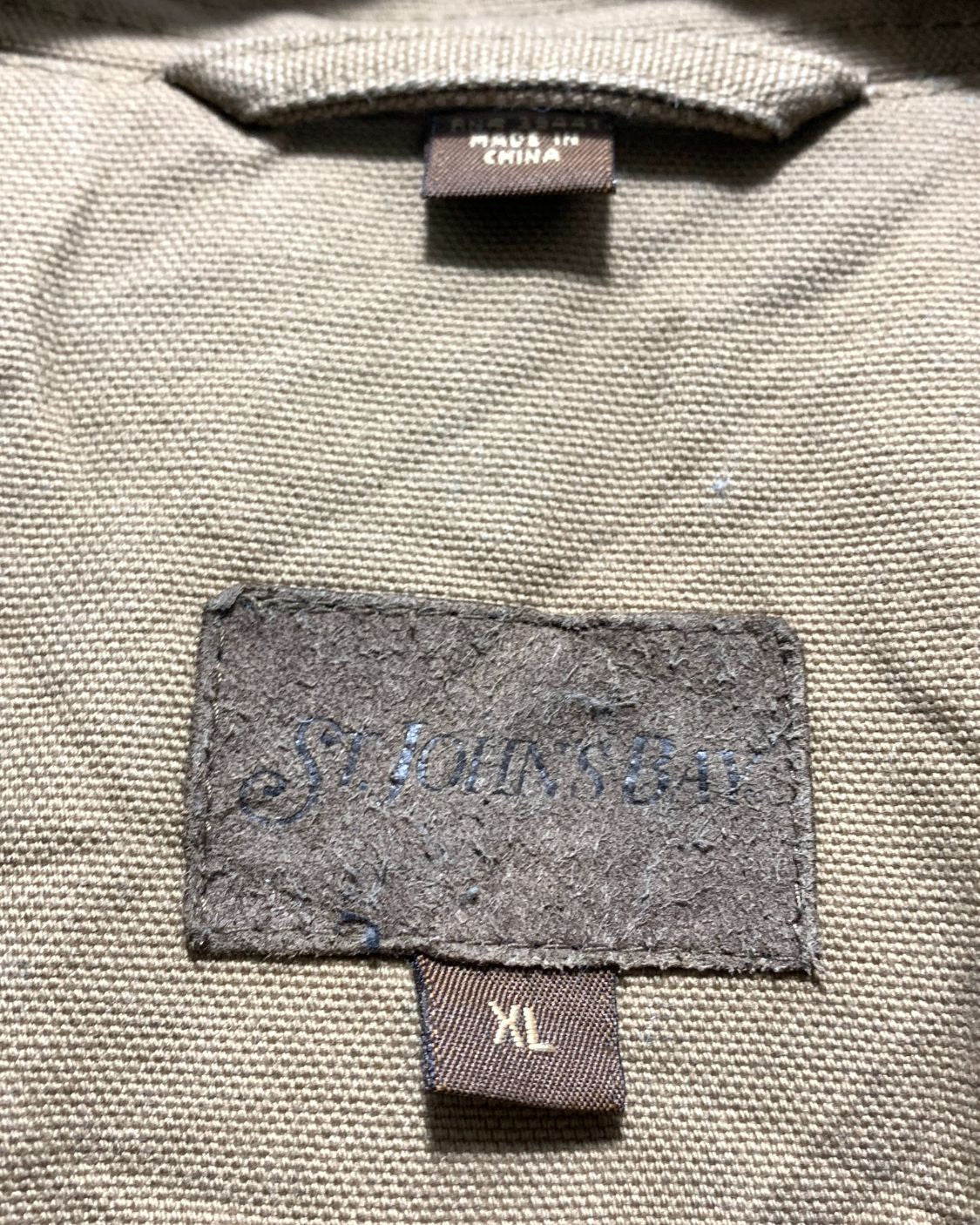 St John's Bay Khaki For Men Jacket XL