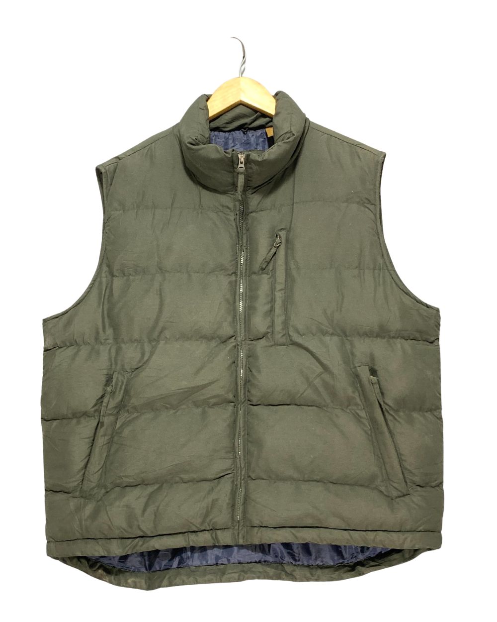 St John's Bay Green For Men Vest Jacket L