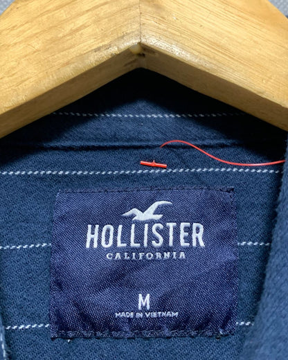 Hollister Blue Falalen Winter Shirt For Men M