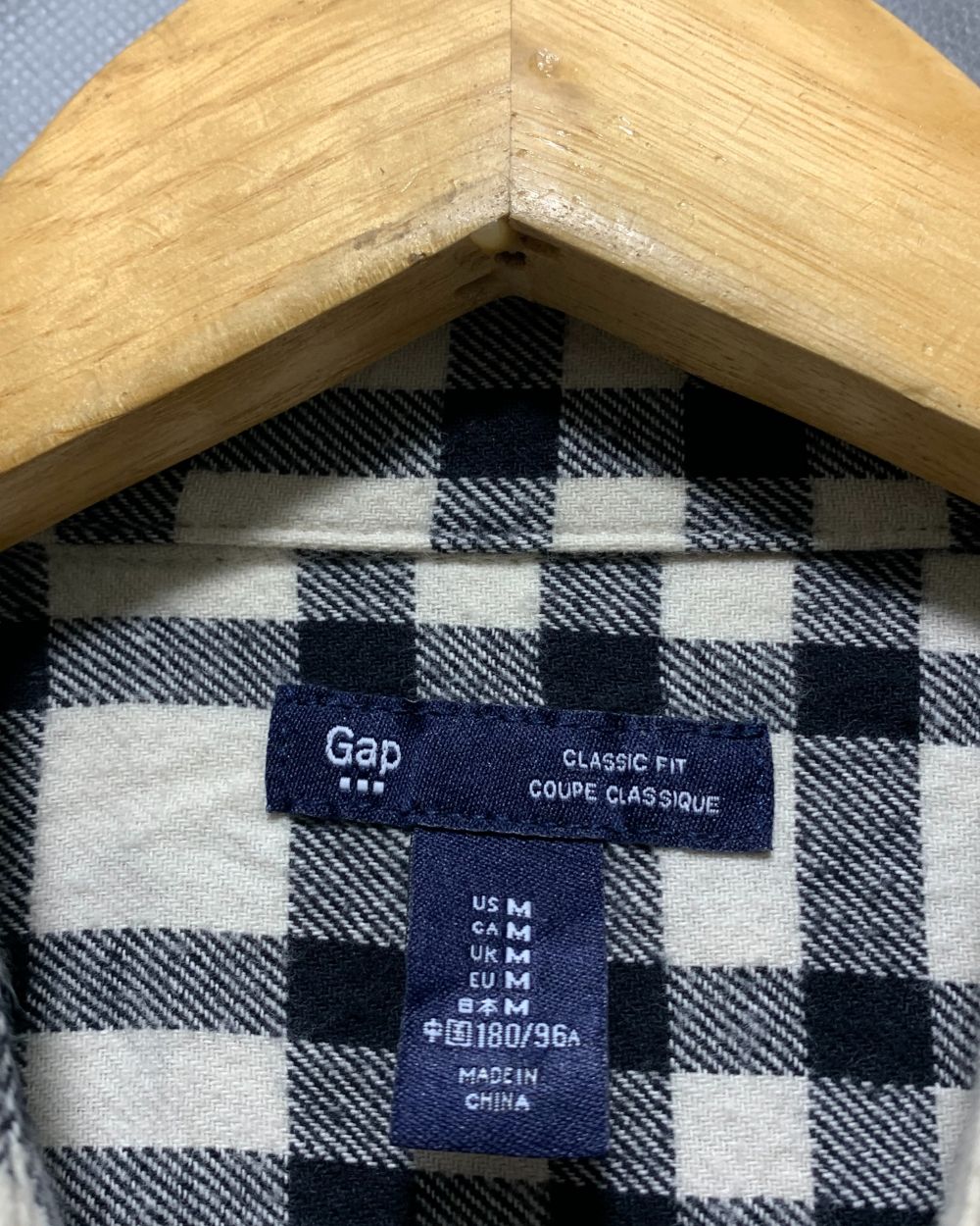 Gap Cream Falalen Winter Shirt For Men M
