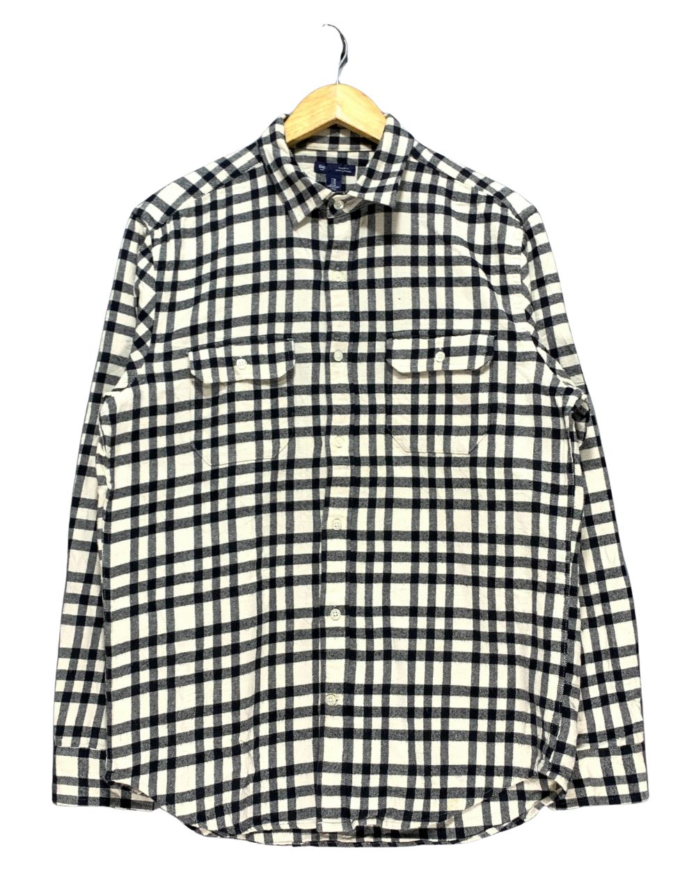 Gap Cream Falalen Winter Shirt For Men M