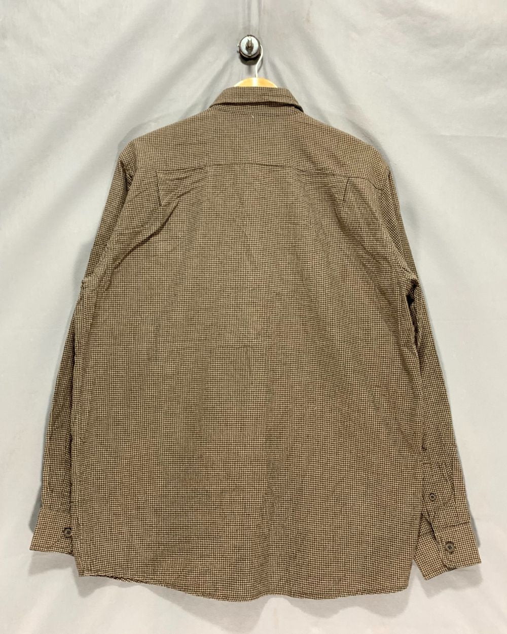 Wrangler Brown Falalen Winter Shirt For Men Large