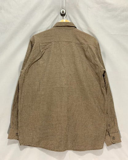Wrangler Brown Falalen Winter Shirt For Men Large