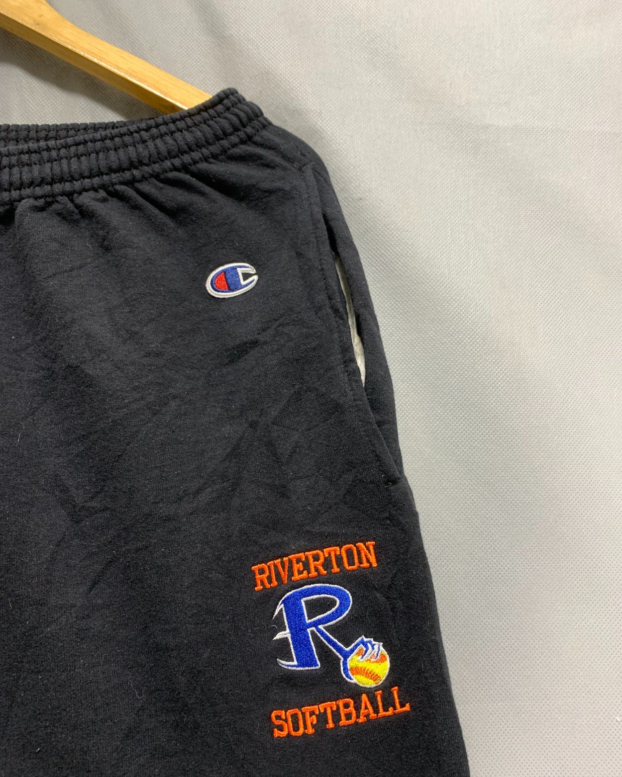 Champion Black Trouser For Men M