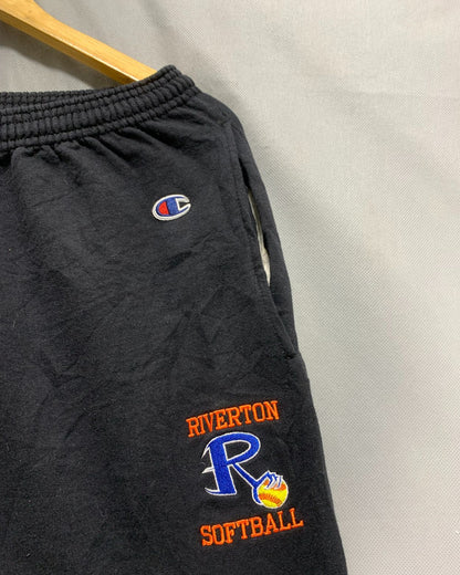 Champion Black Trouser For Men M