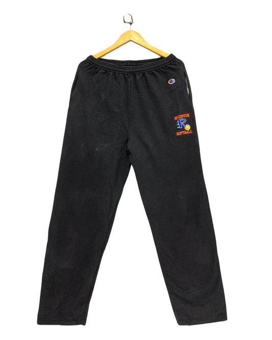 Champion Black Trouser For Men M