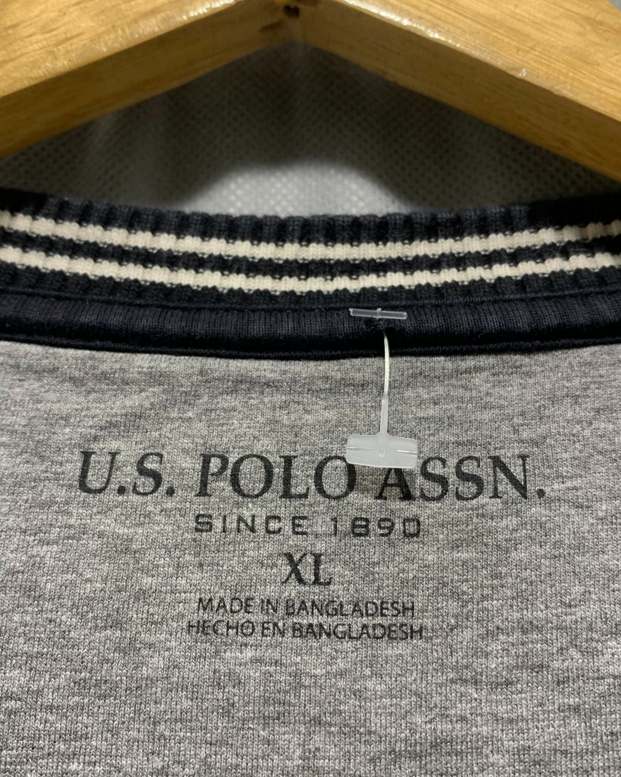 Polo U.S. Assn Black For Men Sweatshirt  L