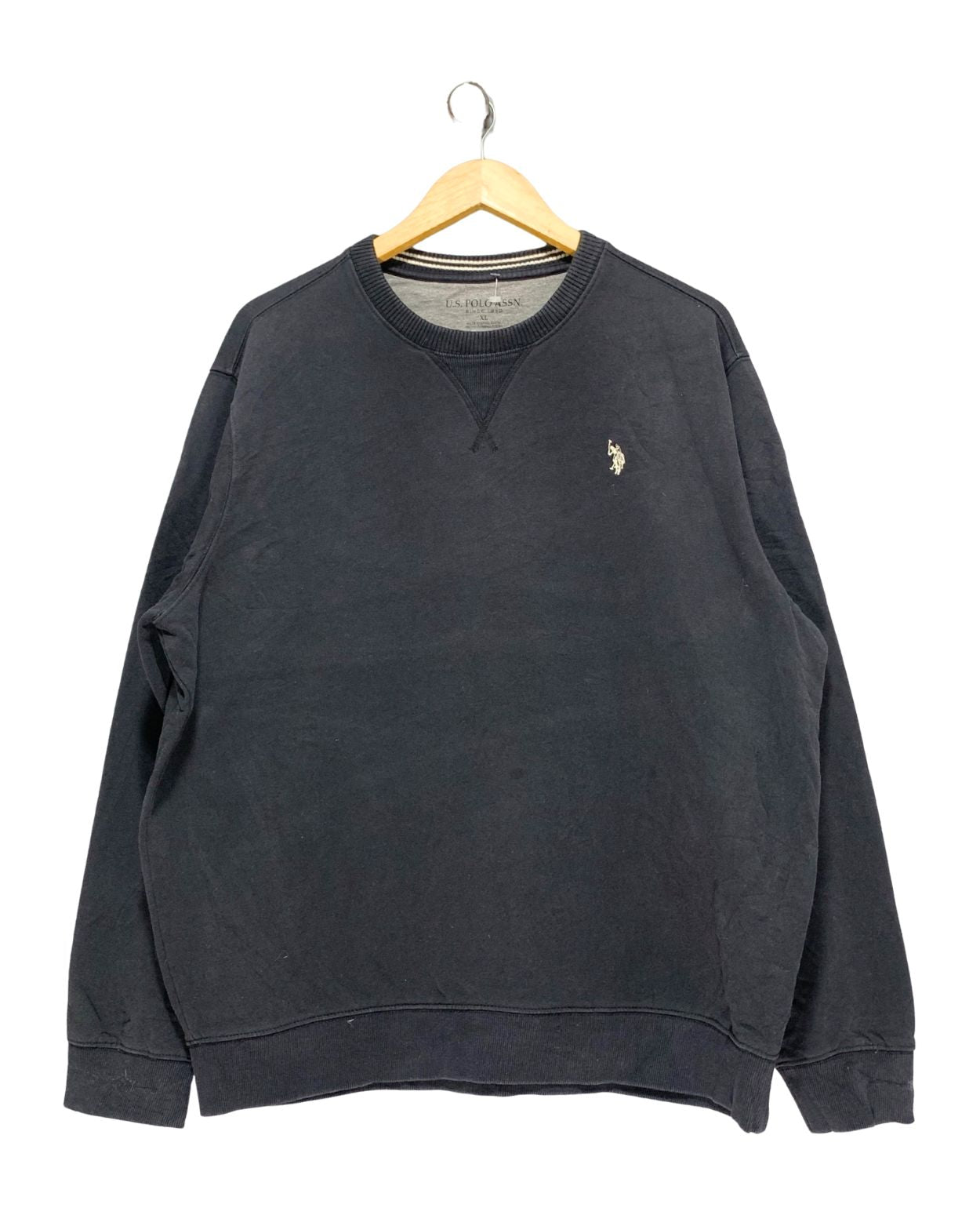 Polo U.S. Assn Black For Men Sweatshirt  L