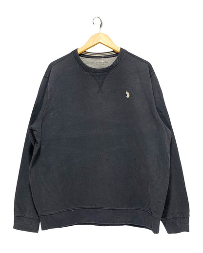 Polo U.S. Assn Black For Men Sweatshirt  L