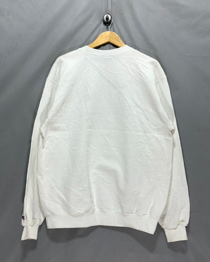 Champion White For Men Sweatshirt  L