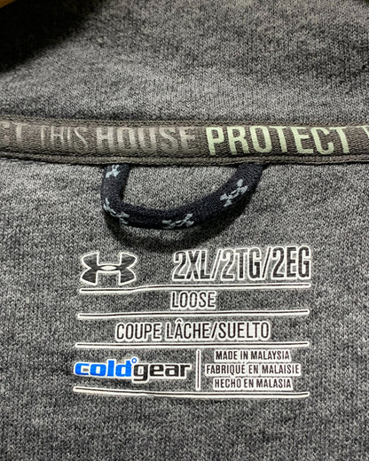 Under Armour Gray For Men Sweatshirt  XXL