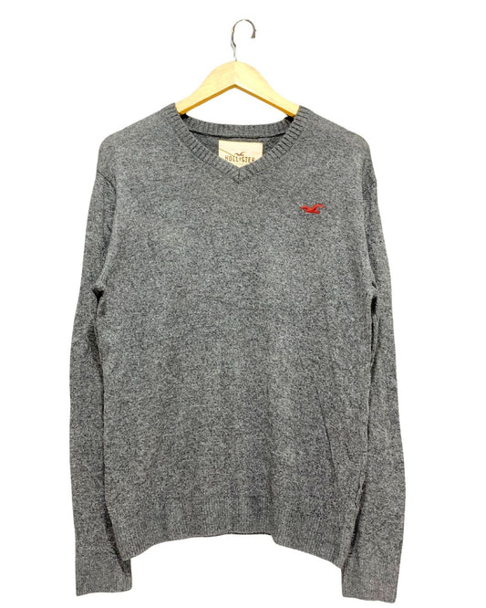 Hollister Gray For Men Sweater M
