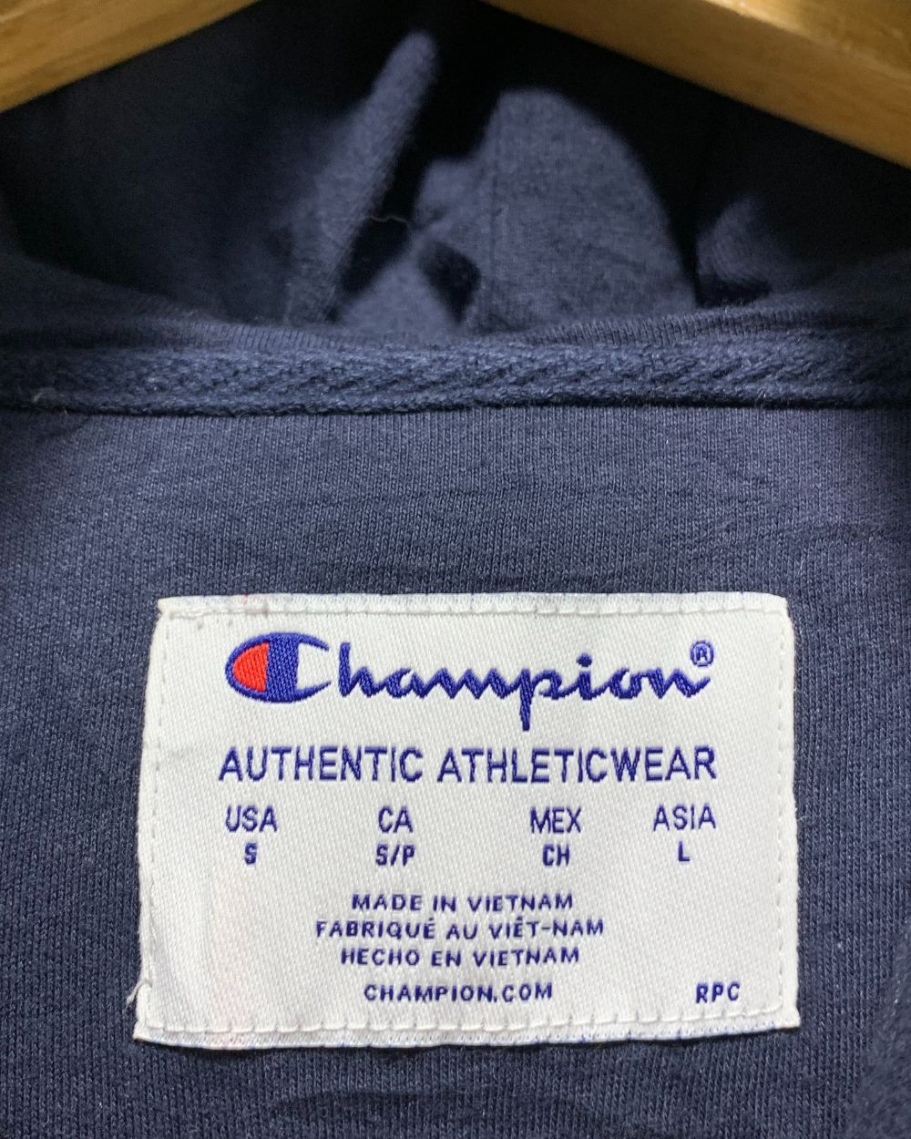 Champion Gray For Men Hoodie S