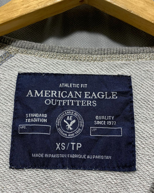 American Eagle Gray For Men Sweatshirt X S