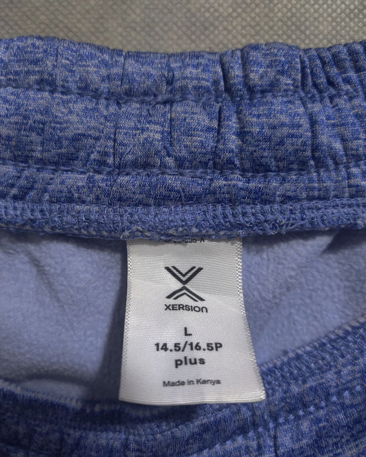 Xersion Blue Sport Trouser For Women L