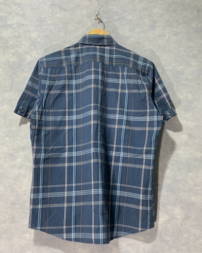 Van Heusen Gray Cotton Shirt For Men