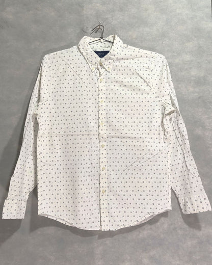 Abercrombie White Cotton Shirt For Men