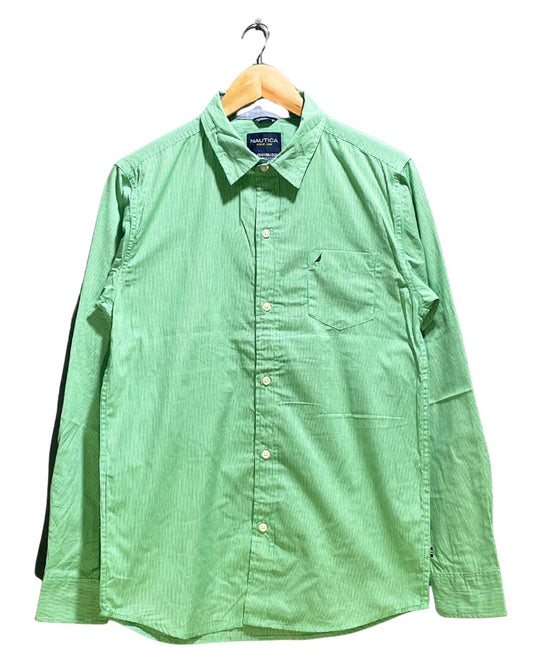 Nautica Green Cotton Shirt For Men XL | Preloved Labels