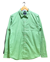 Nautica Green Cotton Shirt For Men XL