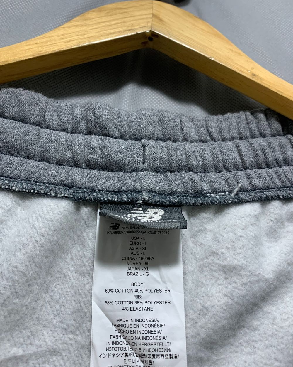 New Balance Gray Winter Trouser For Men L