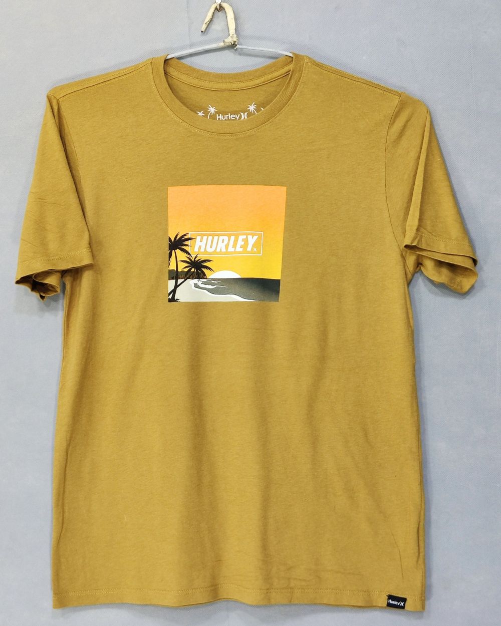 Hurley Branded Original Cotton T Shirt For Men