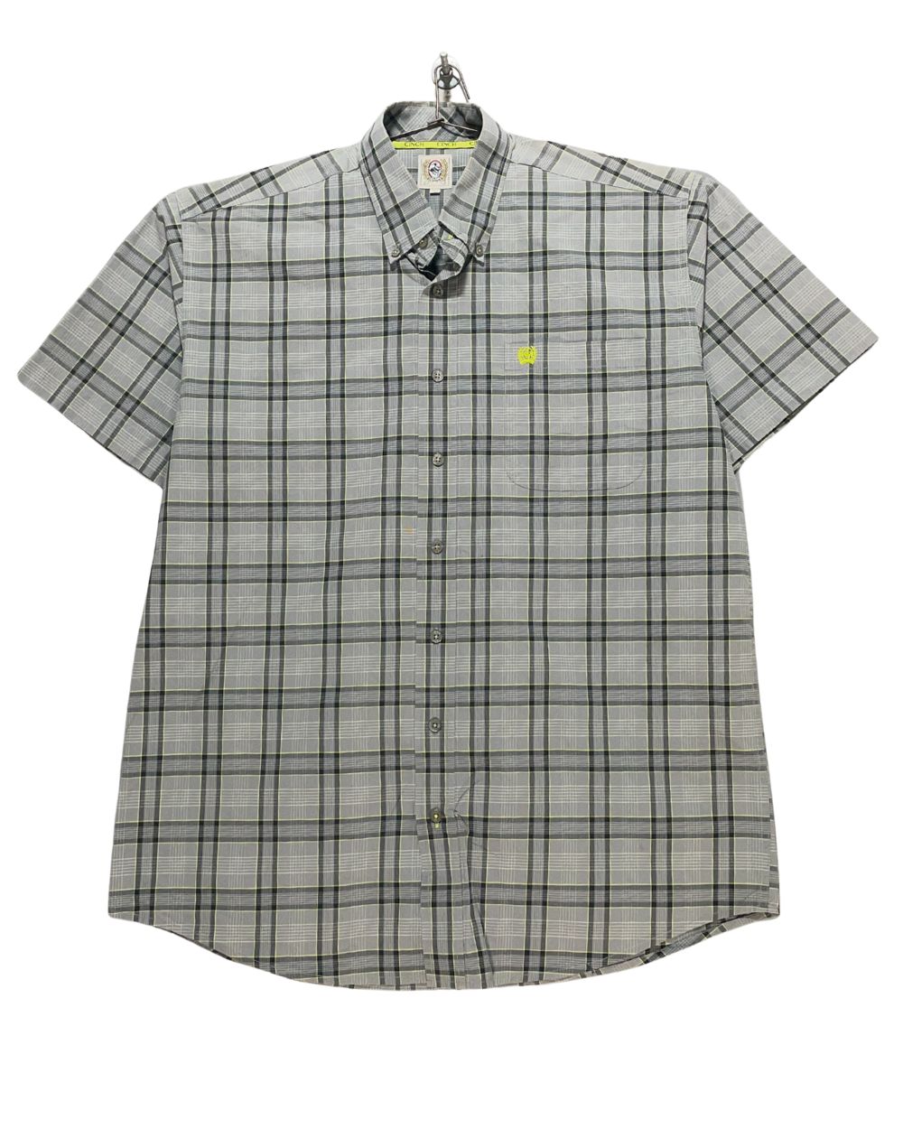 Cinch Gray Cotton Shirt For Men XX Large