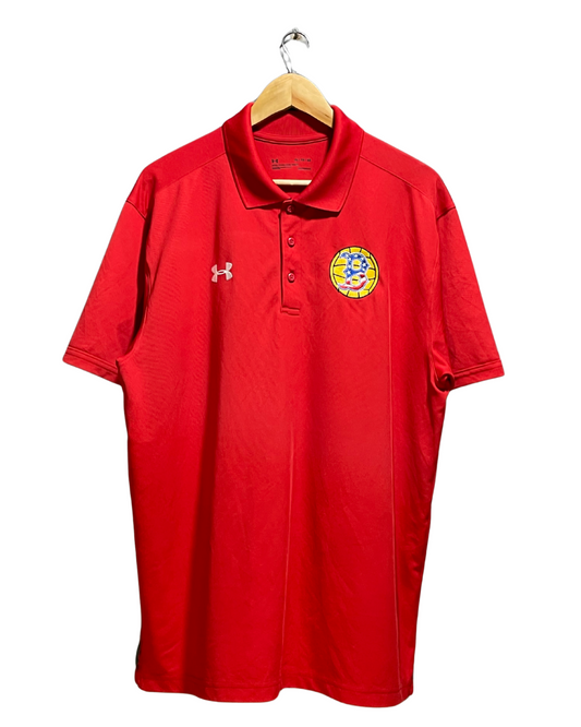 Under Armour Red Polo T Shirt For Men X Large | Preloved Labels