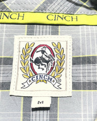 Cinch Gray Cotton Shirt For Men XX Large