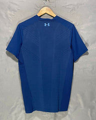 Under Armour Blue Sports T Shirt For Men Medium
