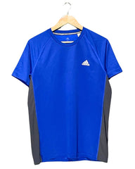 Adidas Blue Sports T Shirt For Men Medium