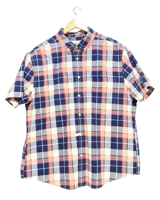 Goodfellow Blue Cotton Shirt For Men XXL